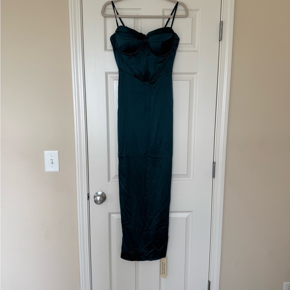 Perfect Corset NYC Elegant Blue Spaghetti Strap Dress